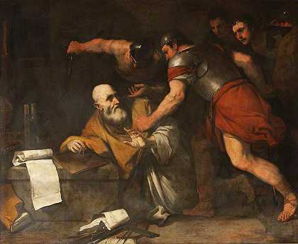 《阿基米德之死》历史绘画作品赏析