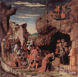 《中央祭坛台座上的祭坛画：尊敬的东方三博士》宗教绘画作品赏析