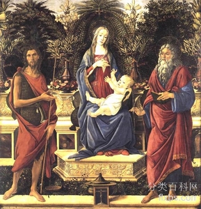 《圣母子与圣徒》宗教绘画作品赏析