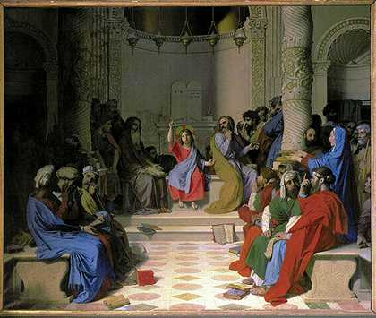 《耶稣在医生中》宗教绘画作品赏析