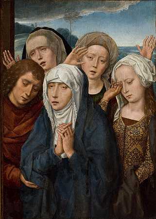 《哀悼的圣母与圣约翰和来自加利利的虔诚妇女》宗教绘画作品赏析