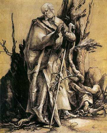 《树林里的圣约翰》宗教绘画作品赏析