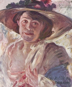 《夏洛特贝伦德的肖像》肖像绘画作品赏析