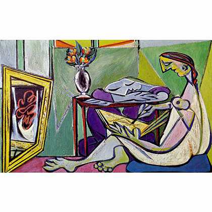 《两个女人》毕加索1935年绘画作品赏析