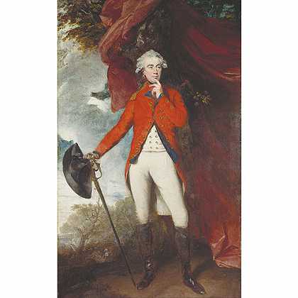 《侯爵肖像》雷诺兹1789年绘画作品赏析
