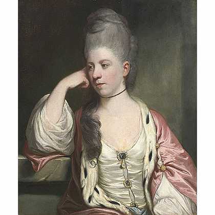 《安妮·米德小姐肖像》雷诺兹1772年绘画作品赏析