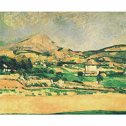 《圣维多利亚山》塞尚1882年绘画作品赏析