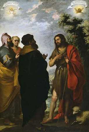 《施洗者圣约翰与史学家和法利赛人》宗教画作品赏析