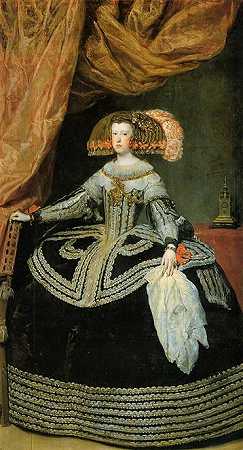 《玛莉安娜王后》肖像绘画作品赏析