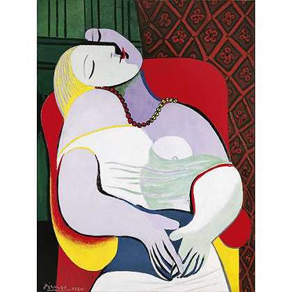 《梦》毕加索1932年绘画作品赏析
