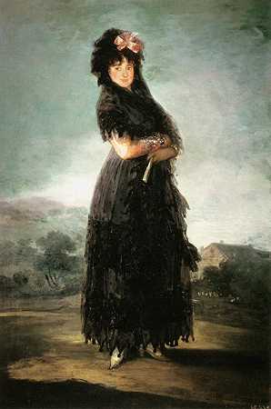 《玛丽安娜瓦尔德斯坦，第九名圣克鲁斯》肖像绘画作品赏析