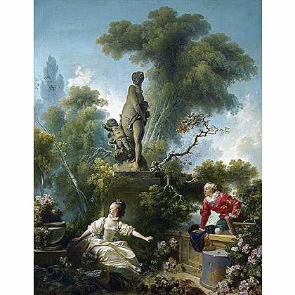 《爱的进行式》福拉歌纳德1771年绘画作品赏析