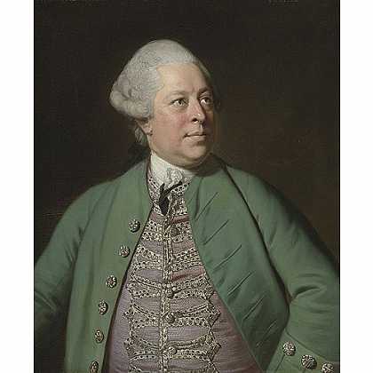 《爱德华·霍尔登肖像》雷诺兹1760年绘画作品赏析