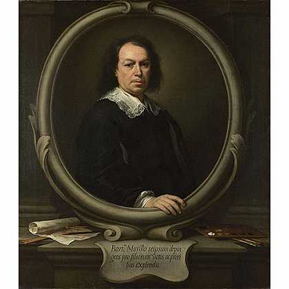 《自画像》牟里罗1670年绘画作品赏析