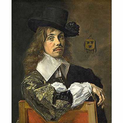 《威廉柯梅司肖像》哈尔斯1645年绘画作品赏析