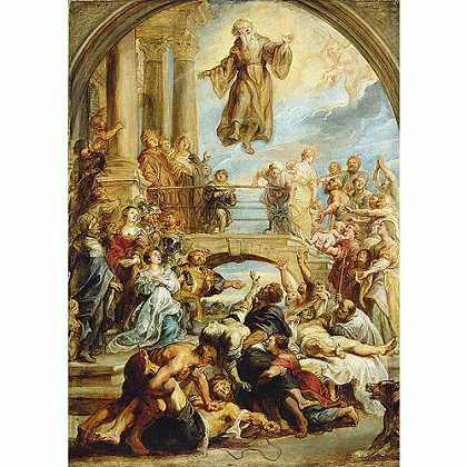 《圣法兰西斯的奇蹟》鲁本斯1627年绘画作品赏析