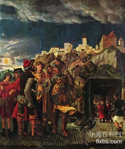 《弗洛里安的结果，圣弗洛里安传奇的场景》宗教画作品赏析