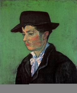 《阿尔芒·鲁林的肖像》梵高绘画作品赏析