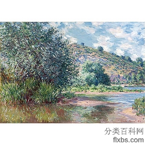 《维利兹的景观》莫奈1885年绘画作品赏析