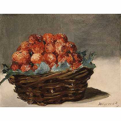 《草莓》马奈1882年绘画作品赏析
