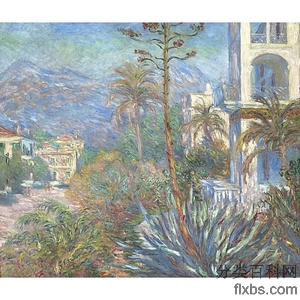 《波地吉拉的别墅》莫奈1884年绘画作品赏析