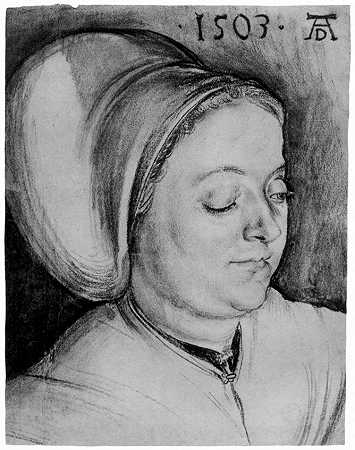 《女子肖像（Creszentia Pirckheimer）》肖像绘画作品赏析