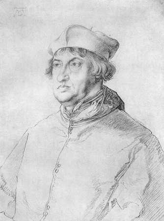 《勃兰登堡的枢机主教阿尔布雷希特的肖像》肖像绘画作品赏析