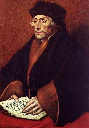 《德西德里乌斯伊拉斯谟的肖像》肖像绘画作品赏析