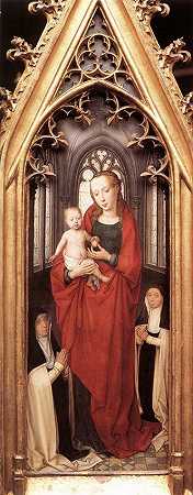 《圣乌尔苏拉遗物匣：圣母子》宗教画作品赏析