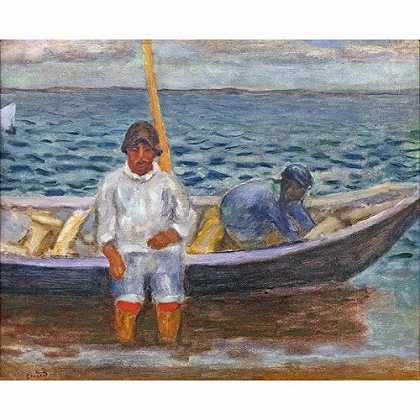 《渔民》波那尔1907年绘画作品赏析