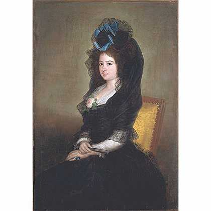 《多纳画像》戈耶1810年绘画作品赏析