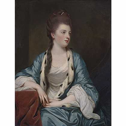《侯爵夫人肖像》雷诺兹1750年绘画作品赏析