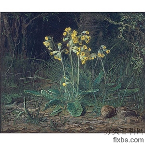 《报春花》米勒1867年绘画作品赏析