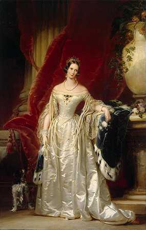 《亚历山德拉费奥多罗芙娜皇后的肖像》肖像绘画作品赏析
