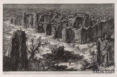 《安东尼浴场的废墟，卡拉卡拉浴场，罗马景观》都市景观赏析