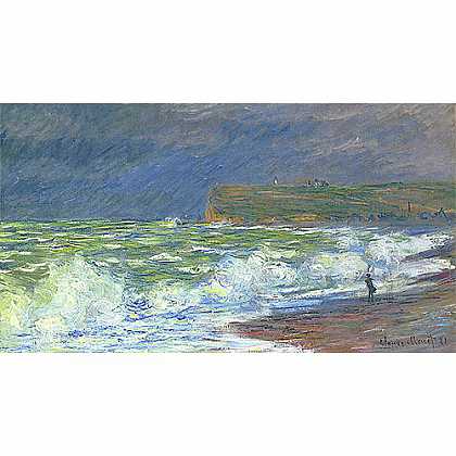 《费康海滩》莫奈1881年绘画作品赏析