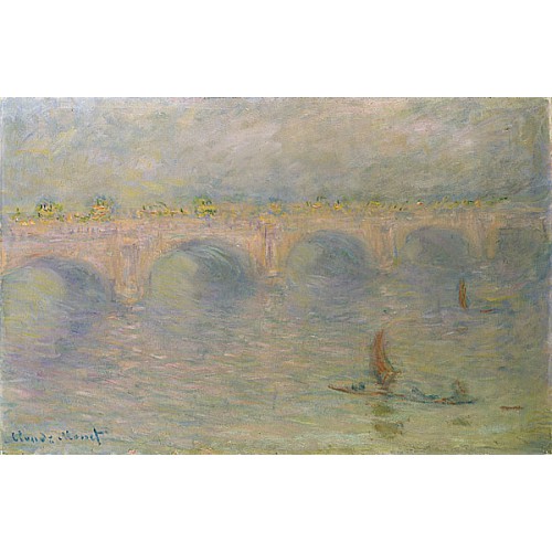 《滑铁庐桥》莫奈1902年绘画作品赏析