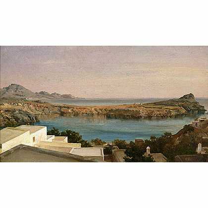 《林多斯·罗兹岛》雷顿1867年绘画作品赏析