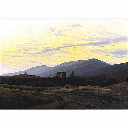 《广袤大地》弗里德里希1822年绘画作品赏析