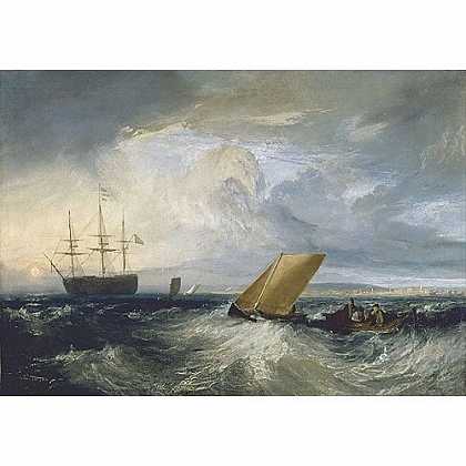 《从诺尔看希尔内斯》脱尔诺1808年绘画作品赏析