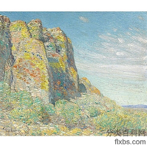 《哈尼沙漠》哈山姆1908年绘画作品赏析