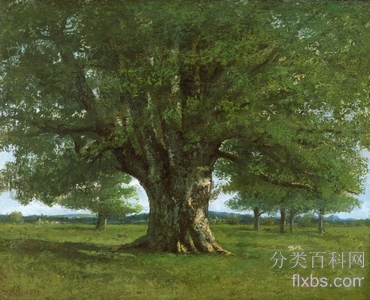《弗拉格里的橡树，叫做弗辛戈里克斯》风景油画作品赏析