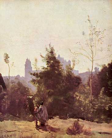 《对皮埃尔丰的回忆》风景油画作品赏析
