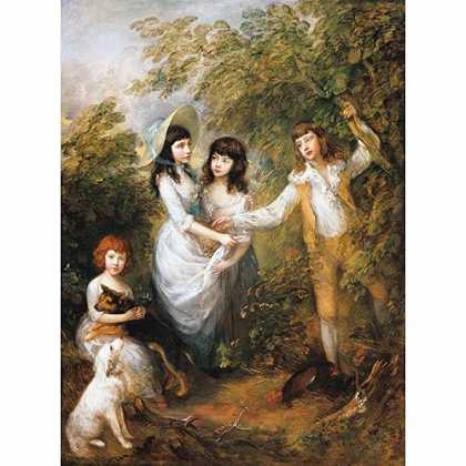 《茅斯的孩子们》根兹巴罗1787年绘画作品赏析