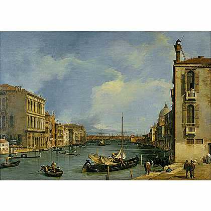 《大运河》卡纳莱托1730年绘画作品赏析
