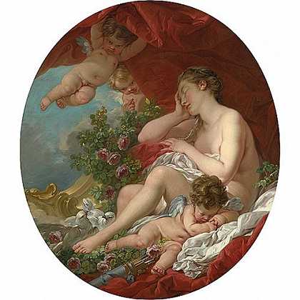 《沉睡的维纳斯》弗朗索瓦·布歇1767年绘画作品赏析