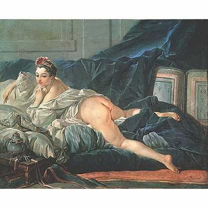 《棕色宫女》弗朗索瓦·布歇1745年绘画作品赏析