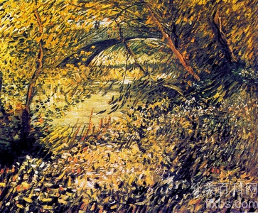 《春天的塞纳河岸边》梵高绘画作品赏析