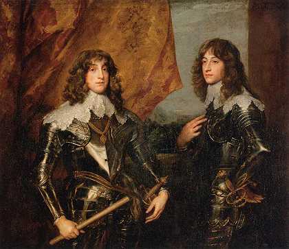 《路易一世和他的兄弟罗伯特》肖像绘画作品赏析