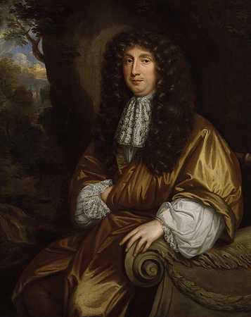 《乔治萨维尔的肖像，哈利法克斯的第一侯爵（1633-1695）》肖像绘画作品赏析